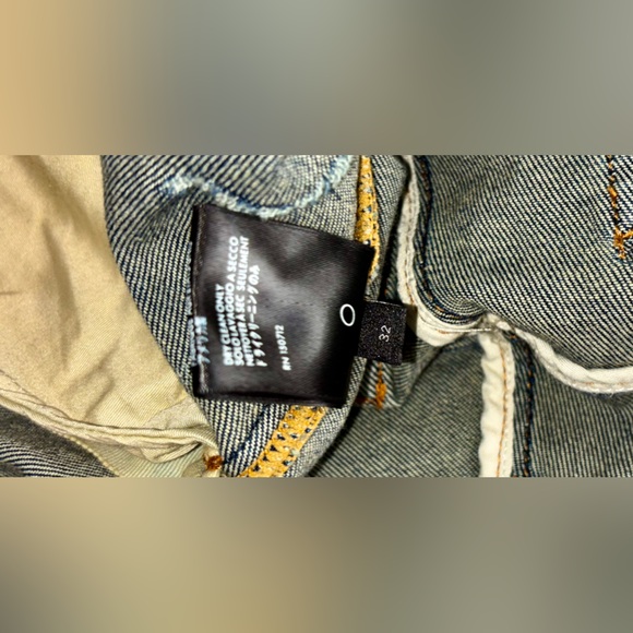 Nwot jeans by Amiri paisley clay indigo nwot size 32w inseam 33 authentic Italy! - Picture 16 of 17